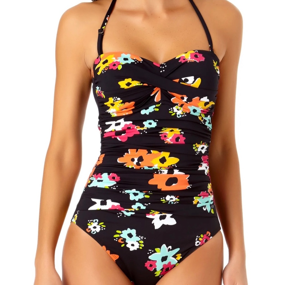 Anne Cole halter slimming one piece